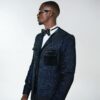Velvet Jacquard half length jacket